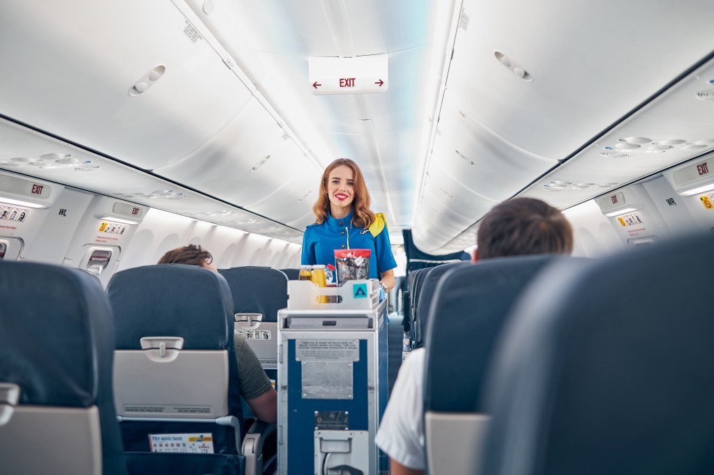 Airplane drink cart.