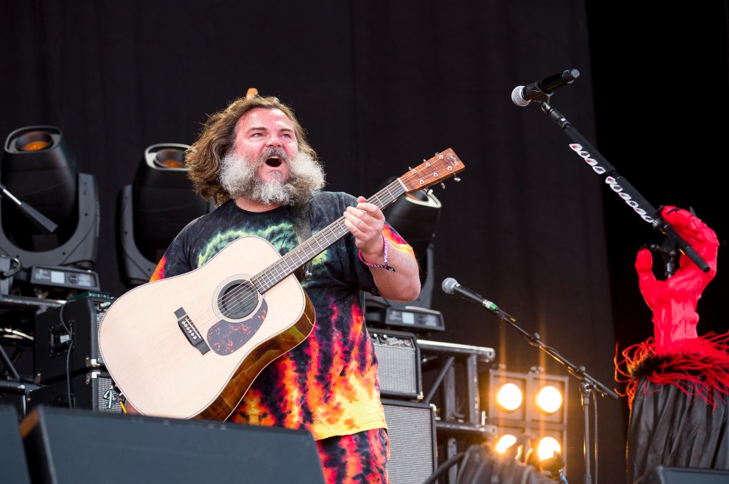 Jack Black performing in Nuremberg