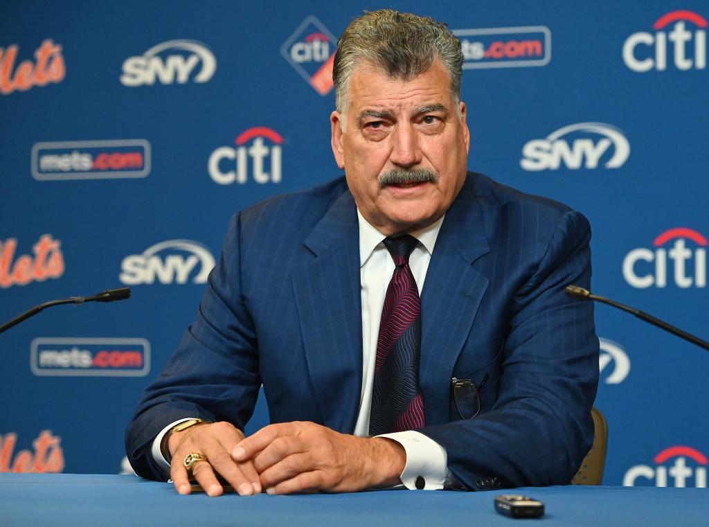 Keith Hernandez at a press conference before the game when the New York Mets played the Miami Marlins Saturday, July 9, 2022, at Citi Field in Queens.