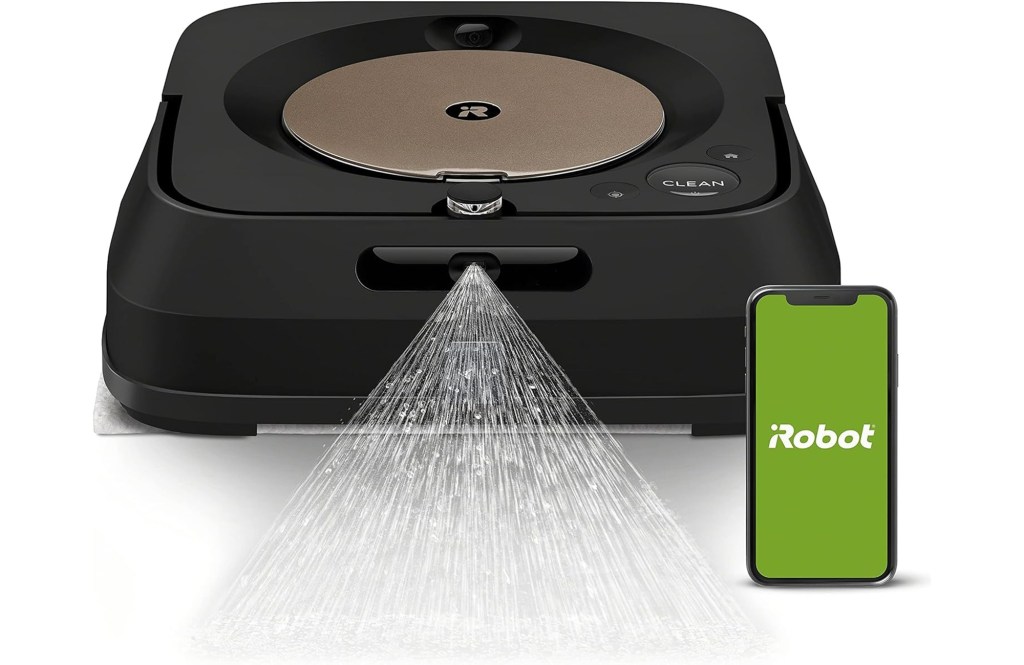 
iRobot Braava Jet m6 (6012) Ultimate Robot Mop- Wi-Fi Connected, Precision Jet Spray, Smart Mapping, Works with Alexa, Ideal for Multiple Rooms, Recharges...