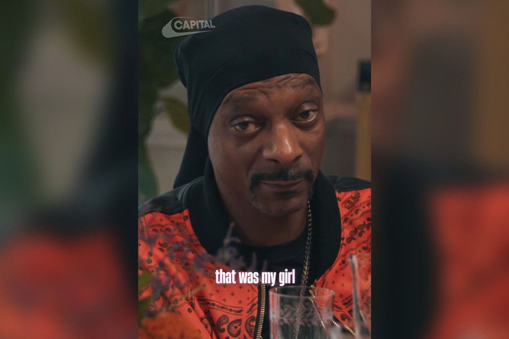 Snoop Dogg talking about Queen Elizabeth during the interview.