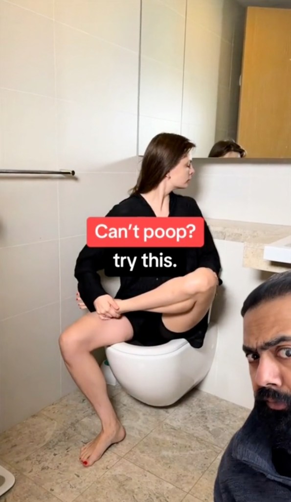 TikTok yoga hack makes pooping easier