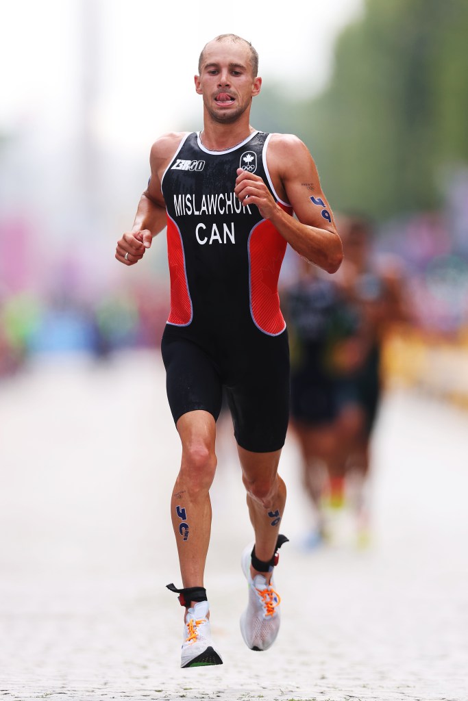 yler Mislawchuk of Team Canada competes during the 2024 Olympics in Paris.