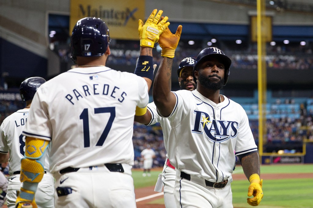 The Rays took an early lead against the Yankees.