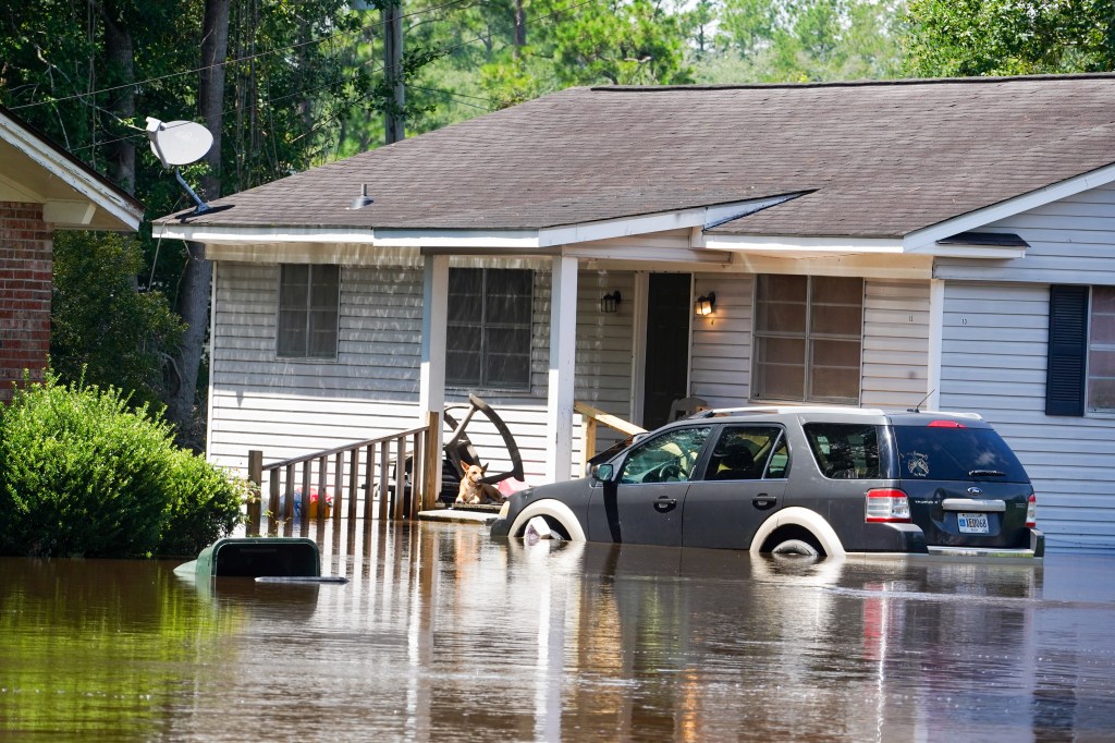 Tropical Storm Debby has stalled over the South East, causing flooding and power outages throughout the region. (