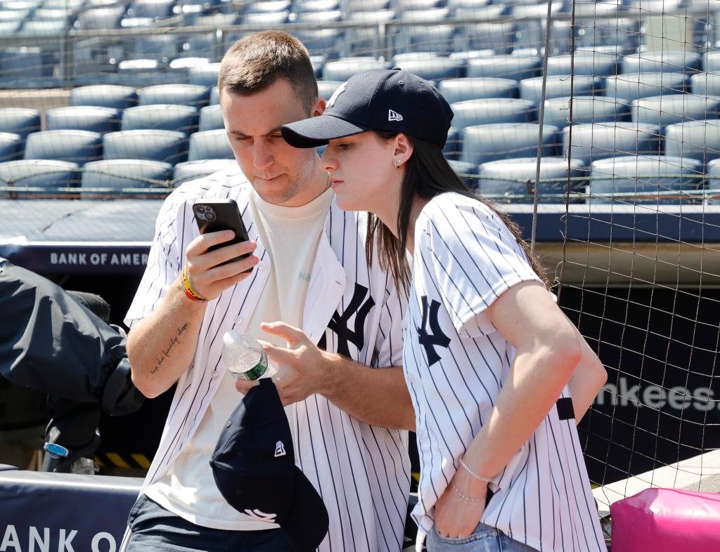 WNBA Indiana Fever basketball player Caitlin Clark and boyfriend Connor McCaffery