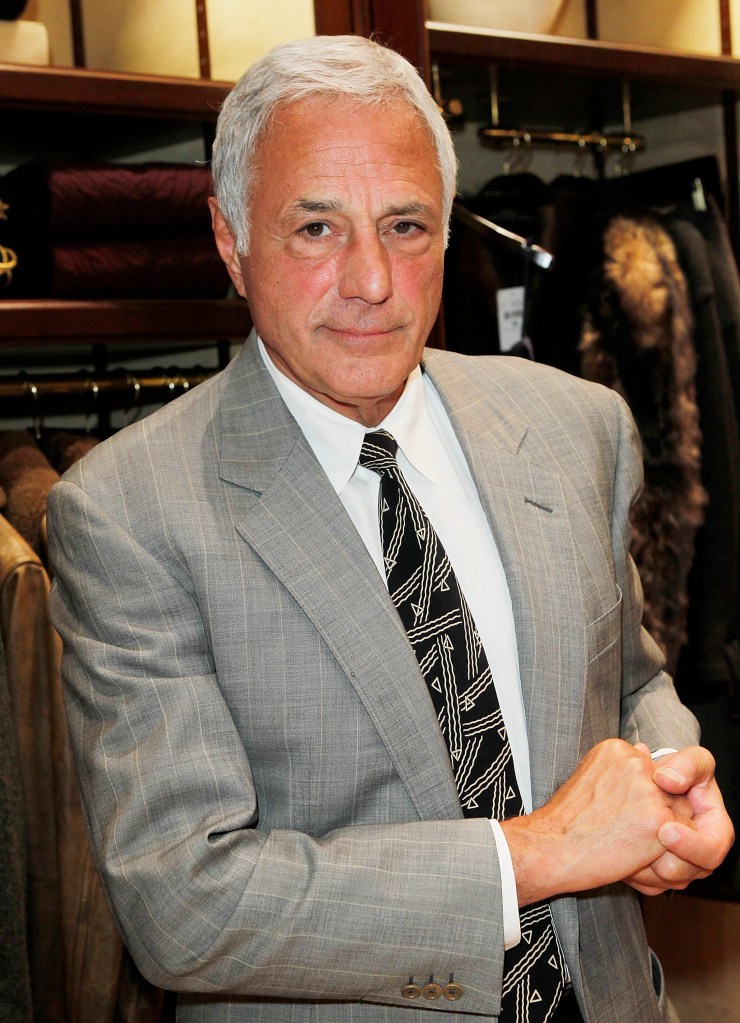 Actor John Aprea in a suit attending the Women's Guild Cedars-Sinai Medical Center Event at Ralph Lauren in Beverly Hills, California on September 16, 2010