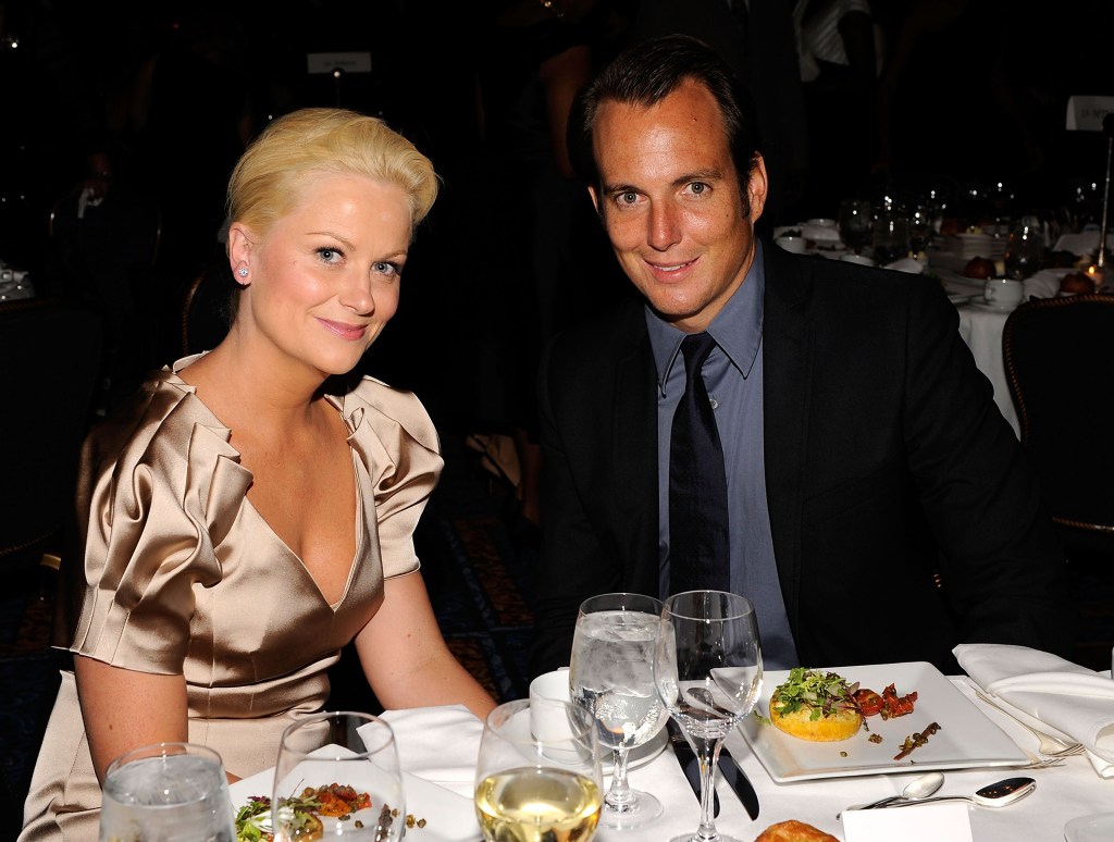 Amy Poehler and Will Arnett at the 34th Annual AWRT Gracie Awards Gala