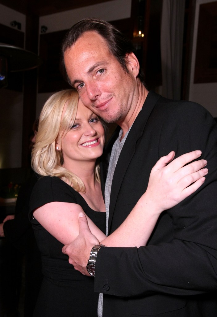 Amy Poehler and Will Arnett at the "Parks and Recreation" premiere in April 2009