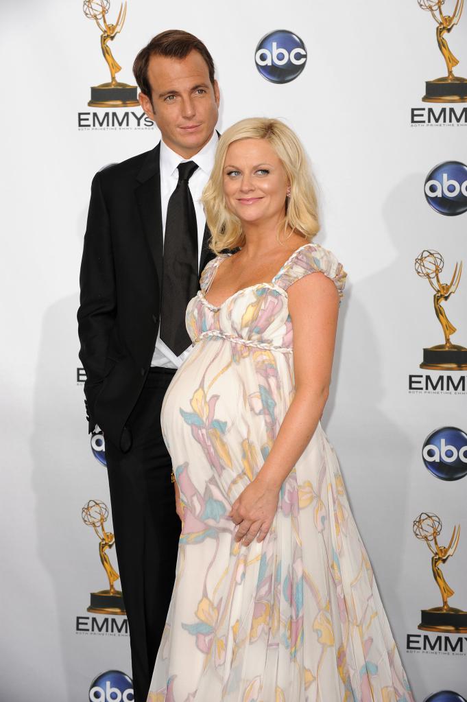 Will Arnett and Amy Poehler at the 2008 Emmy Awards