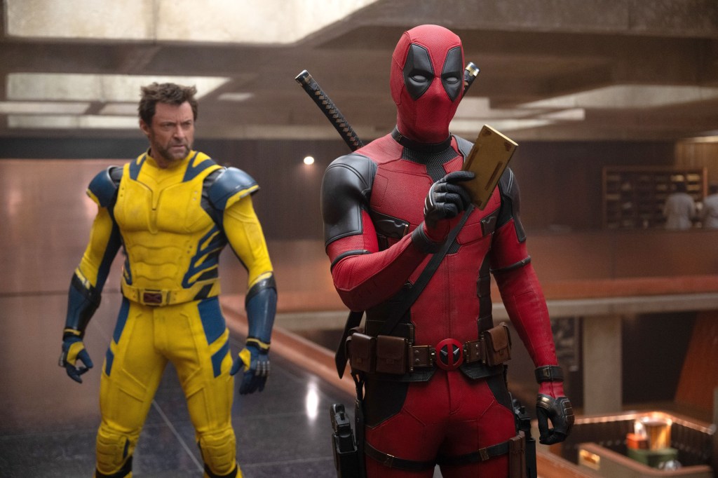 Hugh Jackman and Ryan Reynolds in "Deadpool 3"