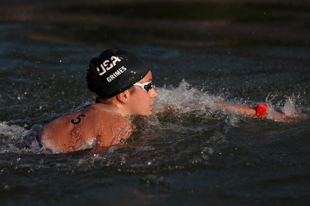 Katie Grimes of Team United States recently opened up about her Olympics experience and swimming in the Seine River.