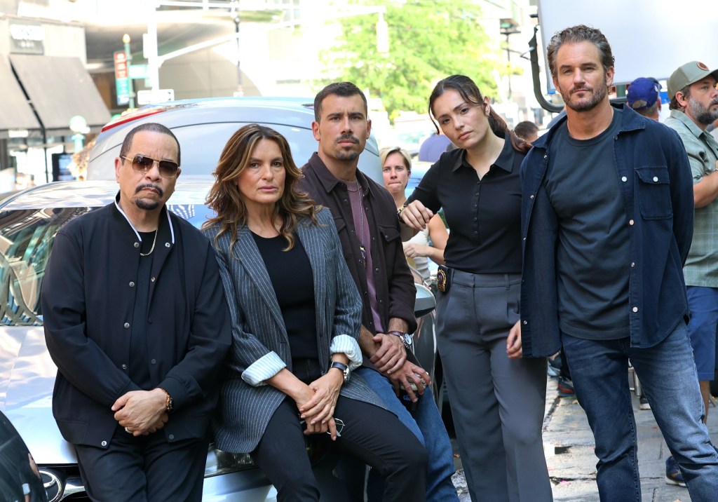 Mariska Hargitay, Ice-T, Octavio Pisano, Juliana Aiden Martinez, and Kevin Kane ahead of Season 26.