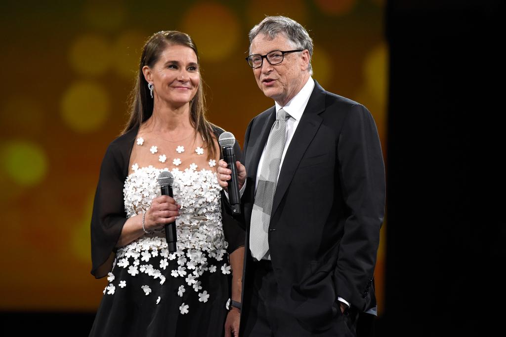 Melinda French Gates and Bill Gates in 2016.