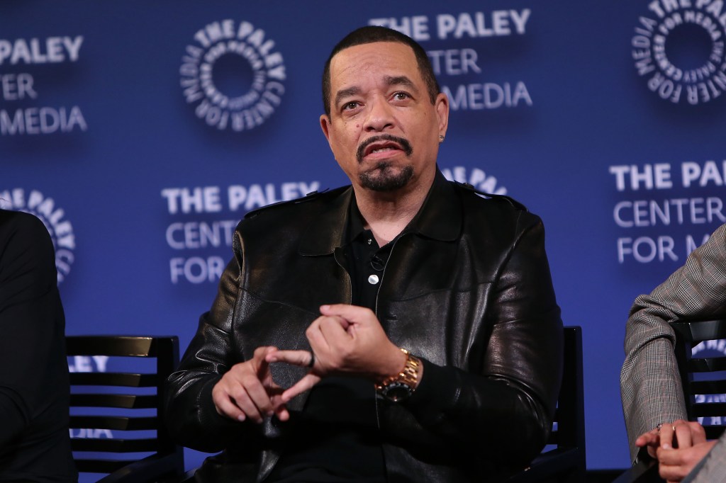 Ice-T celebrates "SVU" in 2019. 