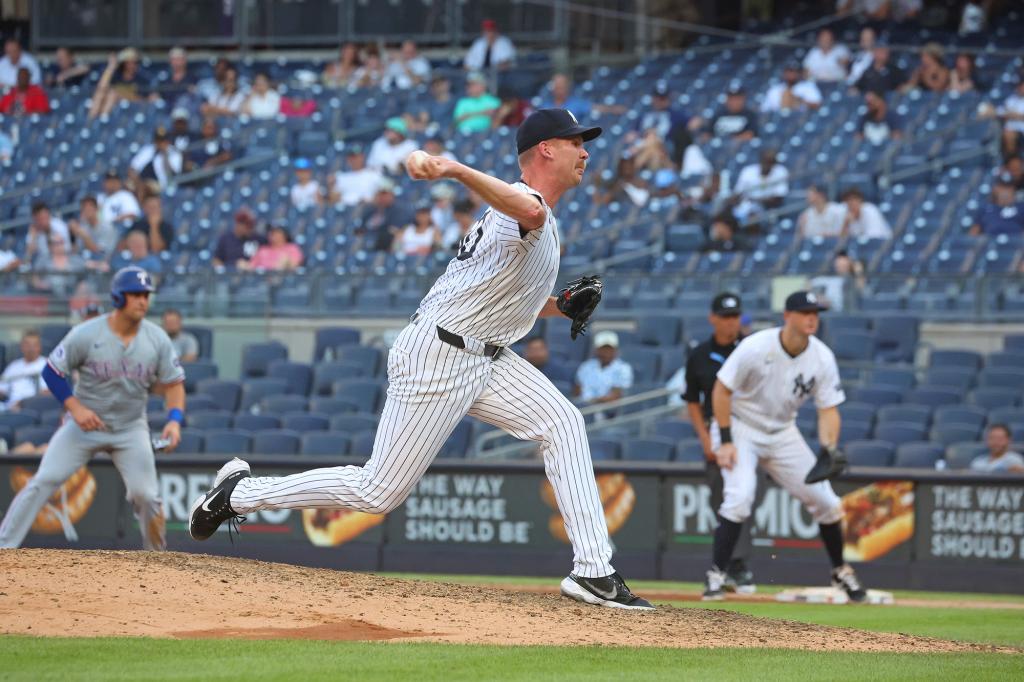 Michael Tonkin allowed five consecutive two-out hits on Aug. 10.