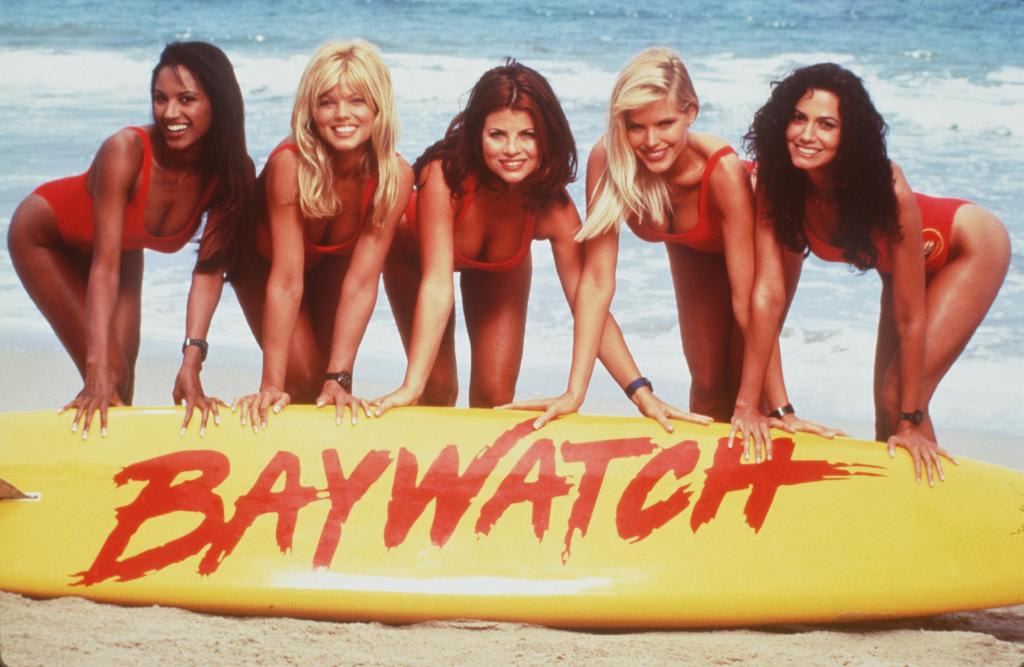 Traci Bingham, Donna D'Errico, Yasmine Bleeth, Gena Lee Nolin and Nancy Valen.