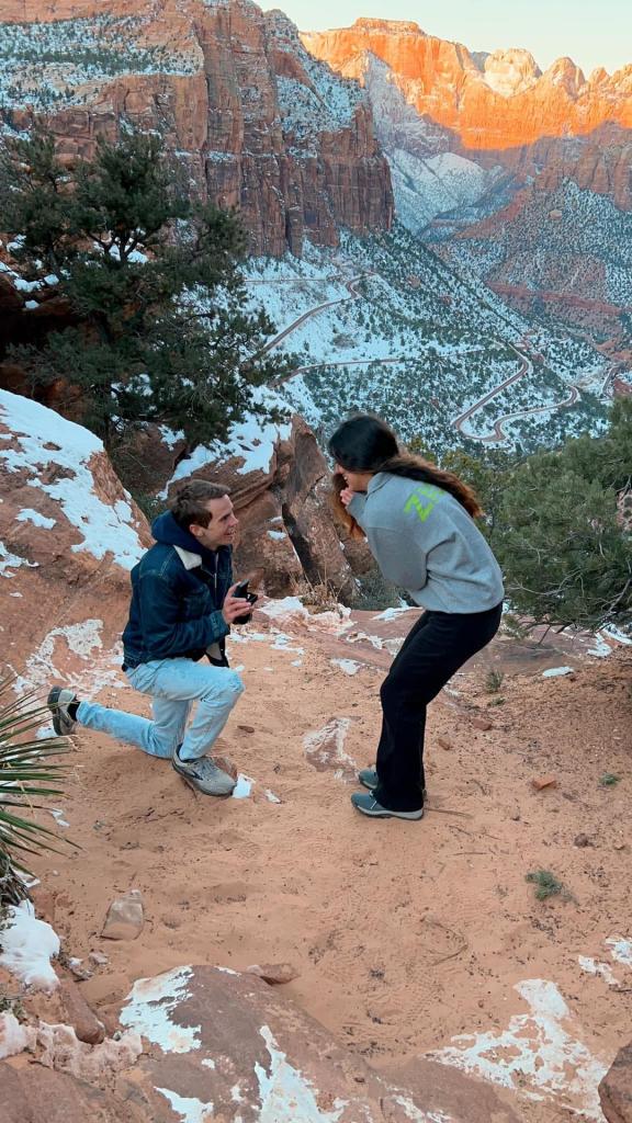 The couple, who prayed nightly, got engaged in December 2022.