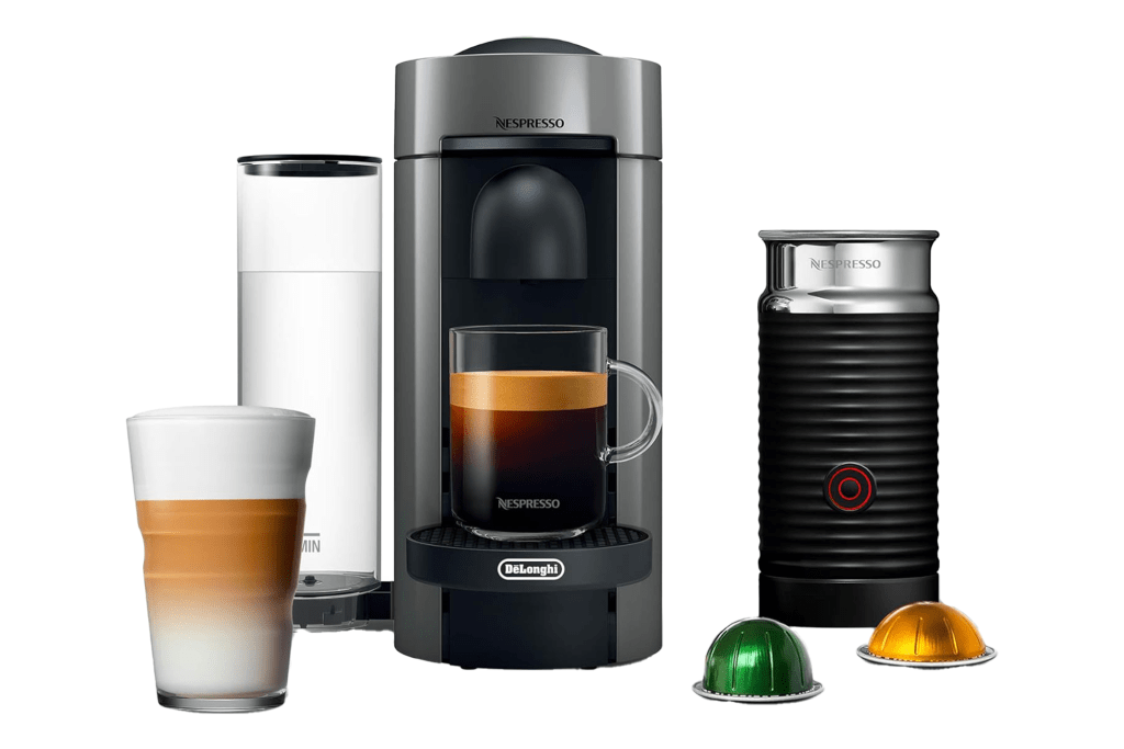 Nespresso VertuoPlus Coffee Machine with Milk Frother