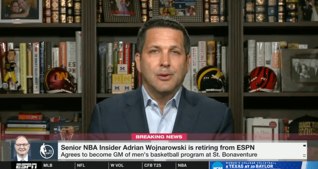 ESPN's Adam Schefter discusses Adrian Wojnarowski's shocking retirement.