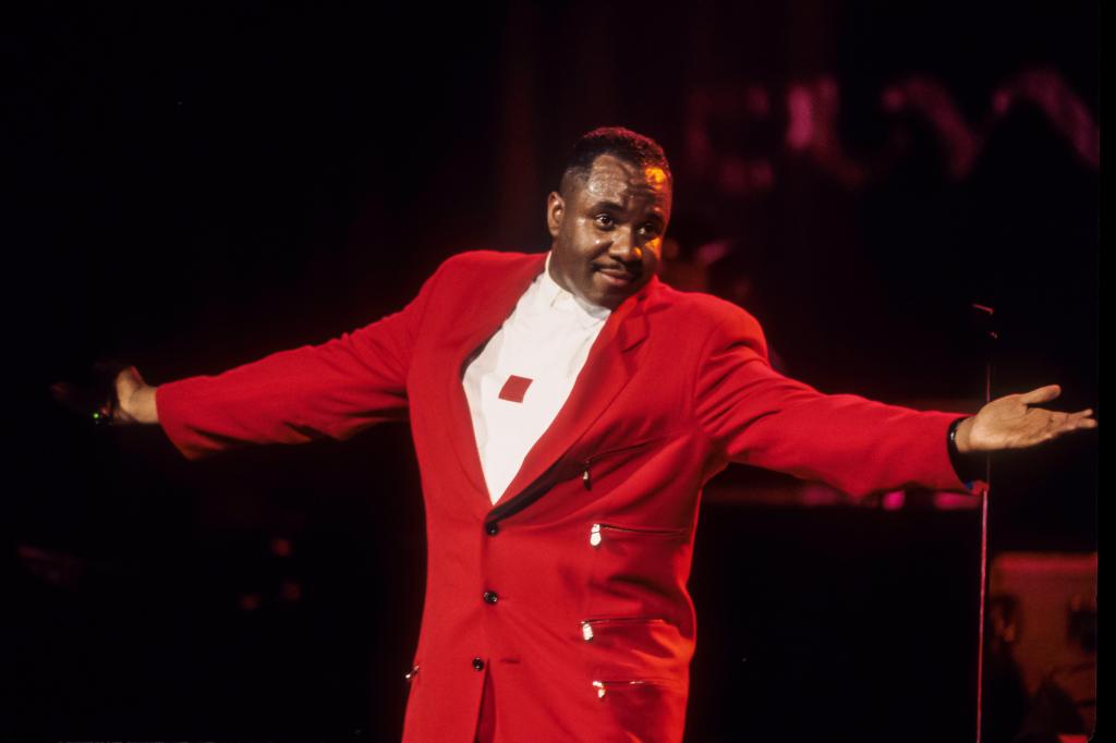 American R&B singer Freddie Jackson performs at the Benson & Hedges Blues & Rhythm Festival at Madison Square Garden's Paramount Theater, New York, New York, November 10, 1992.