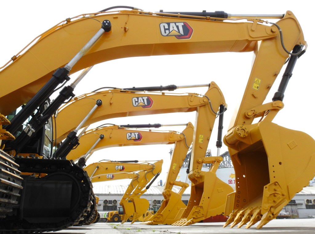 Construction machines from Caterpillar