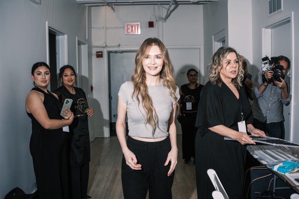 Anna Delvey at a Private Policy fashion show in the Altman Building in Manhattan on September 11, 2024