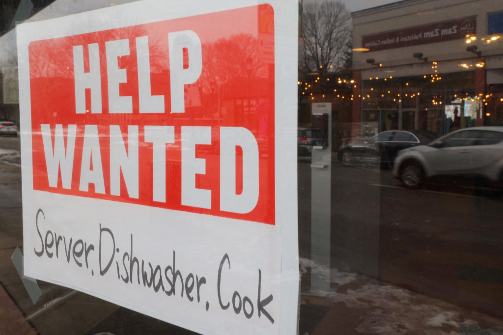 Help wanted sign