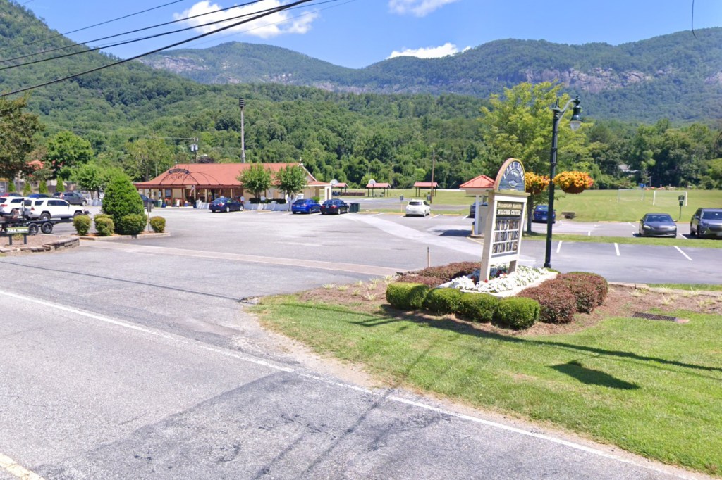 before image of chimney rock north caroline intact