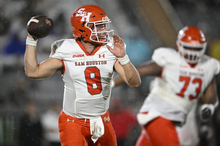 Sam Houston State quarterback Jase Bauer.