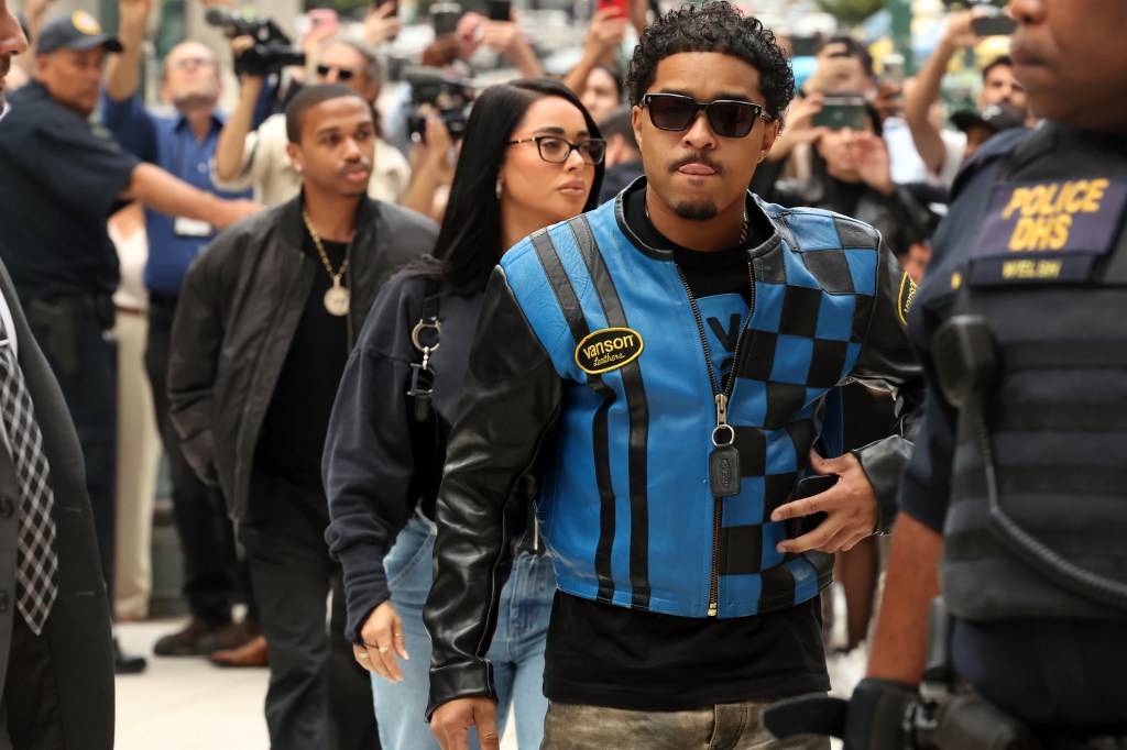 Sean "Diddy" Combs's sons arrive at Federal Court in Manhattan for their father's bail hearing.