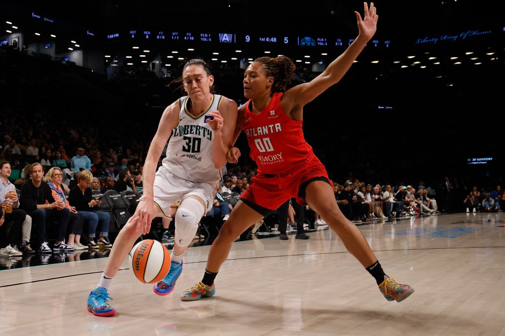 Breanna Stewart will try to help the Liberty win their first title after falling in the WNBA Finals last year.