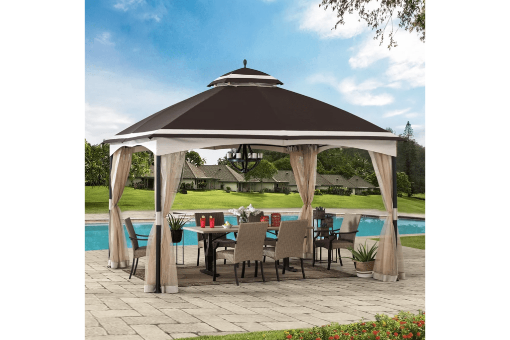 Sunjoy Metal Soft-Top Steel Gazebo