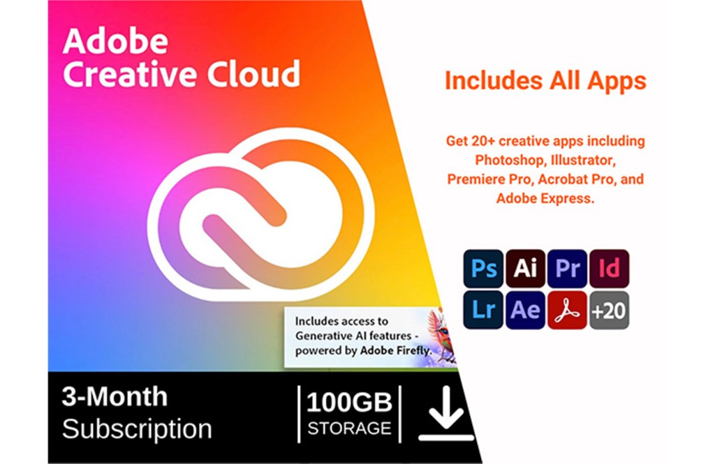 Adobe Creative Cloud - All Apps: 3-Month Subscription