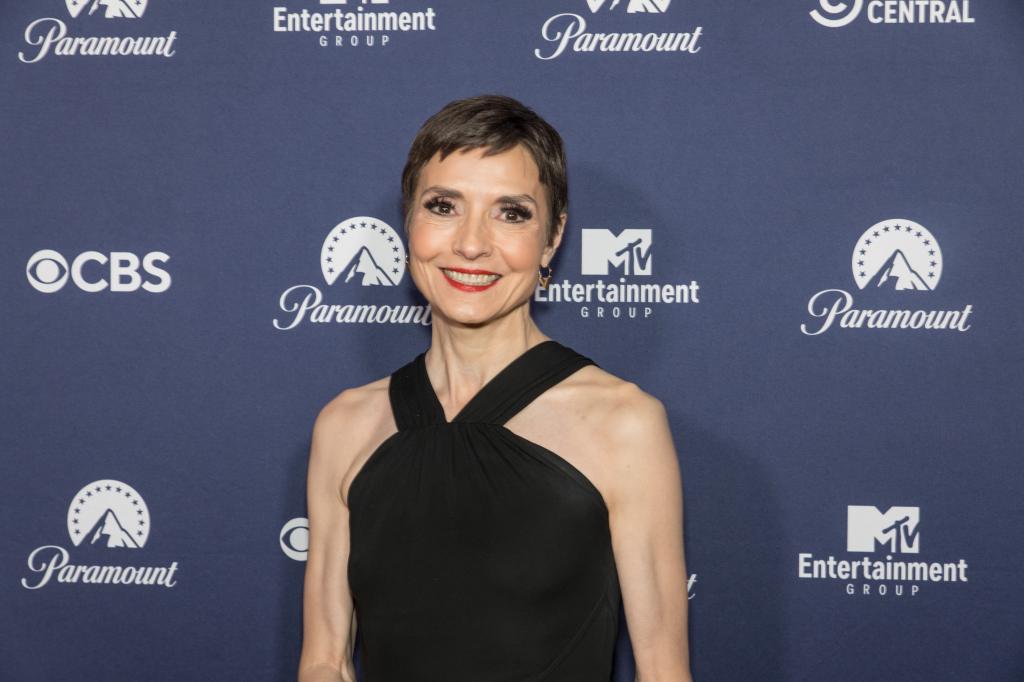 Catherine Herridge on the red carpet at Paramount's White House Correspondents' Dinner after party at the Residence of the French Ambassador on April 30, 2022 in Washington, DC.