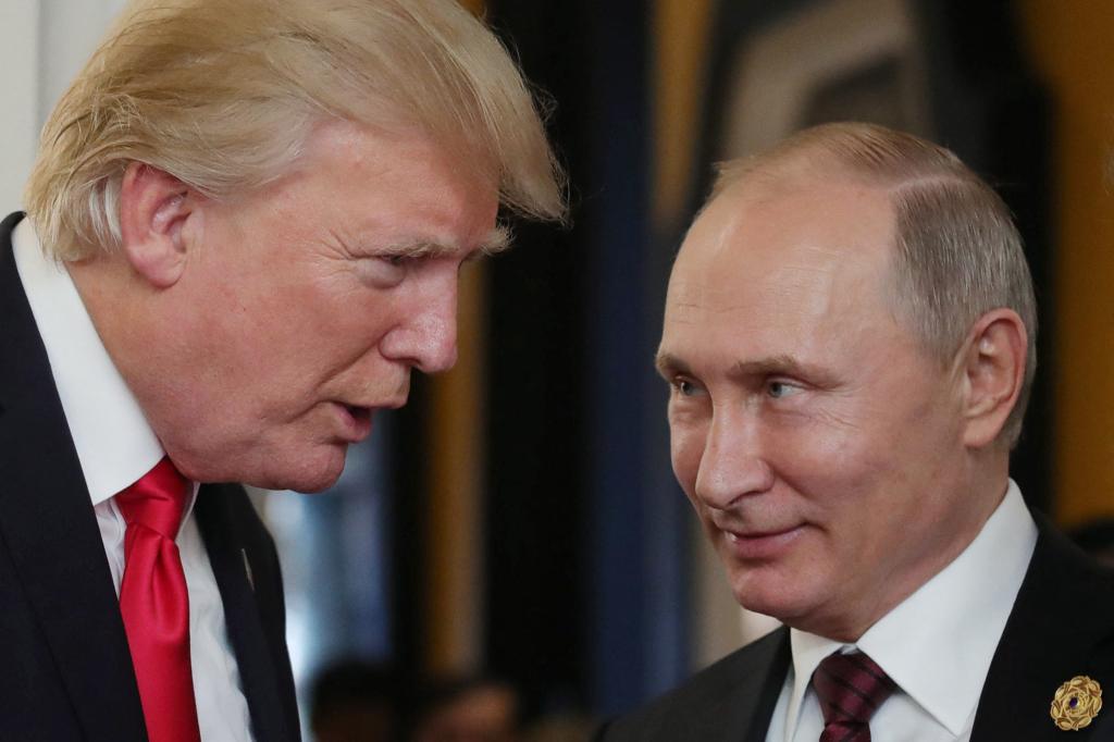 Donald Trump and Vladimir Putin.