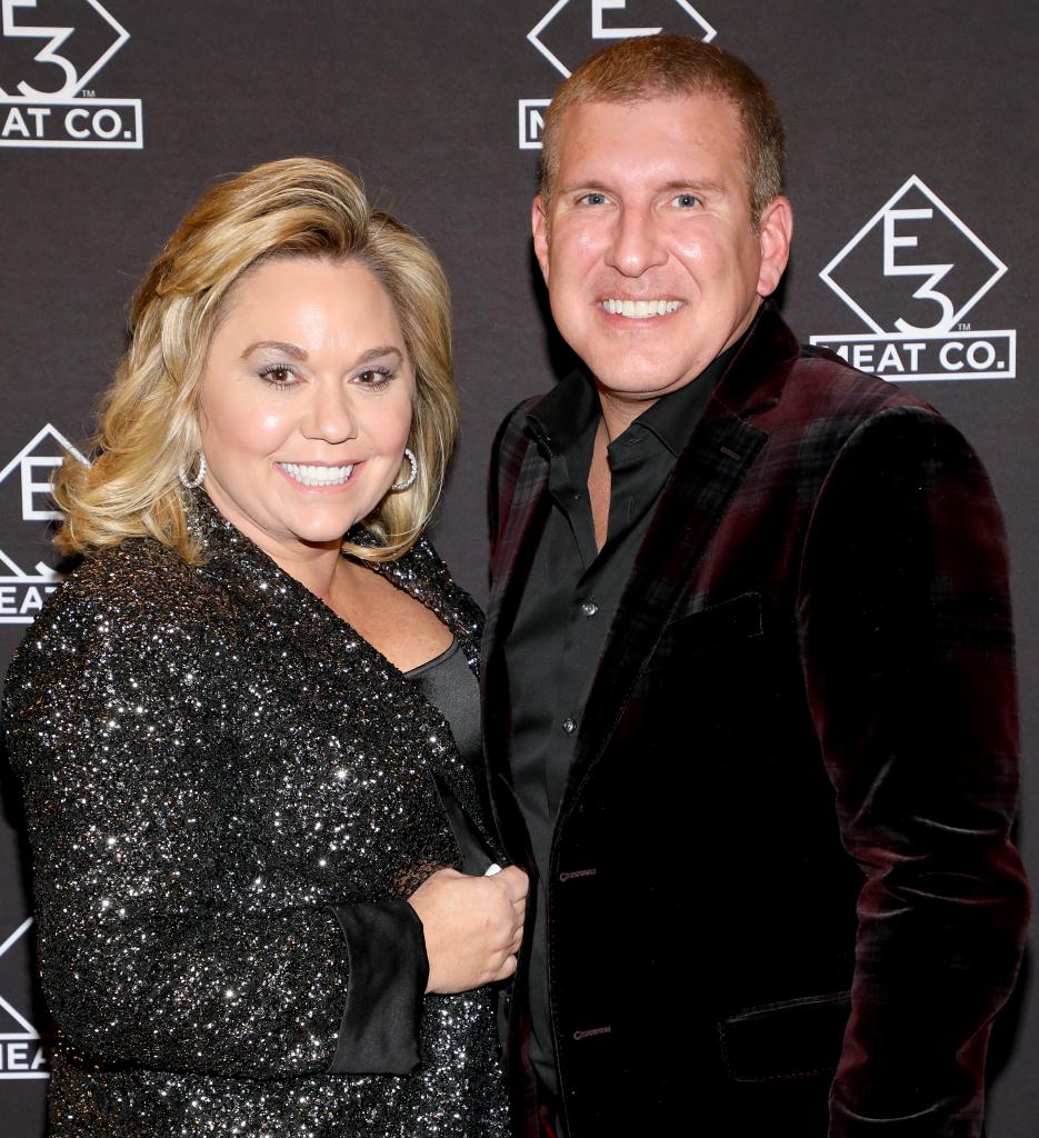 Julie Chrisley (L) and Todd Chrisley in Nashville.