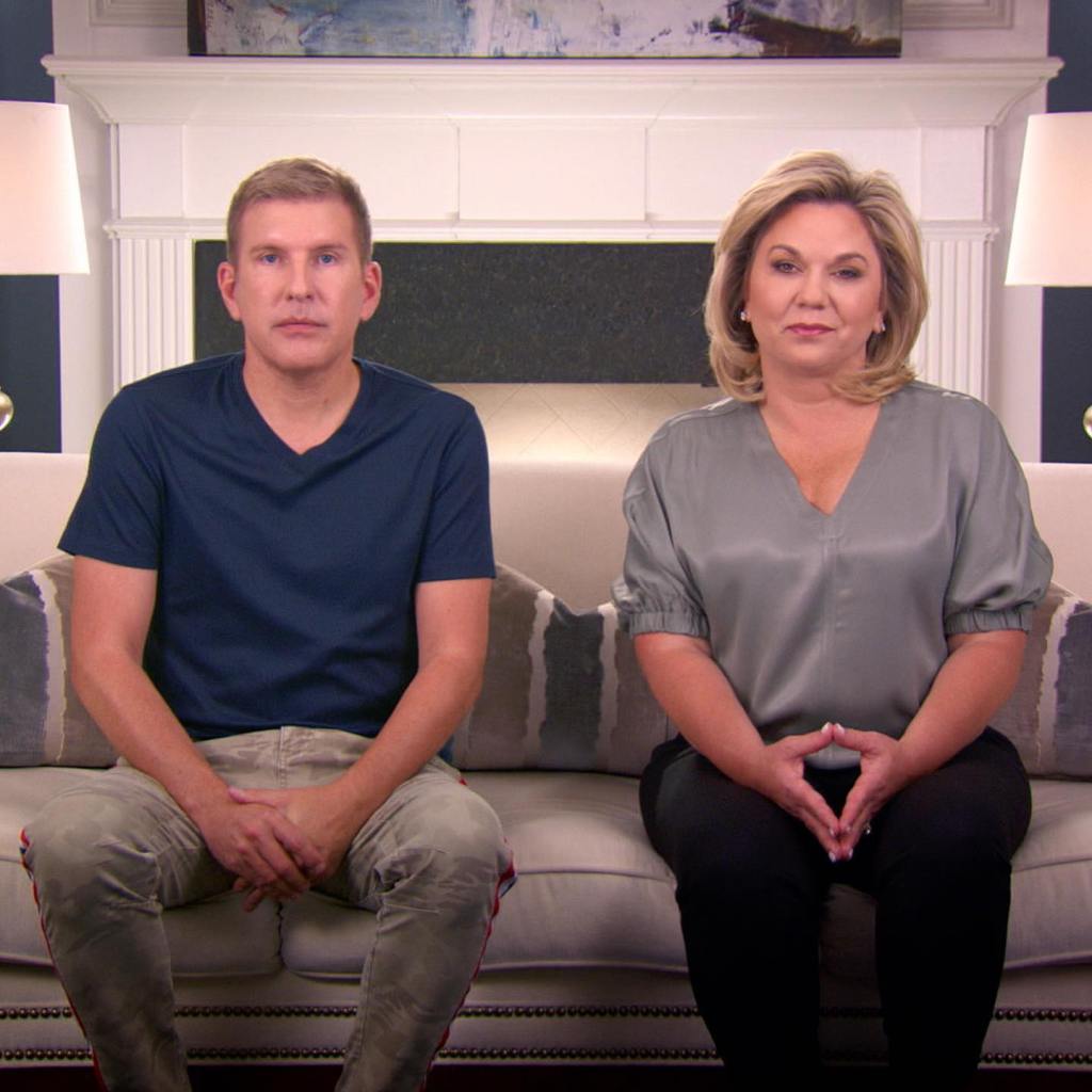 The couple on their former show, "Chrisley Knows Best."