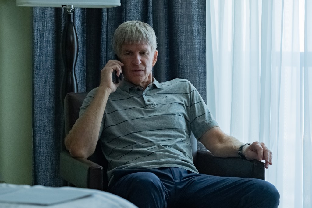 Matthew Modine portrays William "Rick" Singers in the 2021 Netflix documentary "Operation Varsity Blues: The College Admissions Scandal."