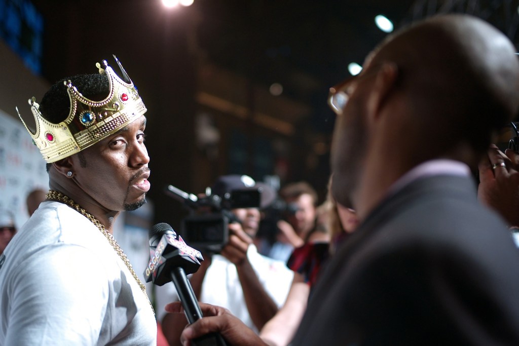 Sean "P. Diddy" Combs arrives at the Diet Pepsi VMA after-party hosted by P. Diddy and DJ A.M. at LAX Nightclub on September 9, 2007 in Las Vegas, Nevada. 