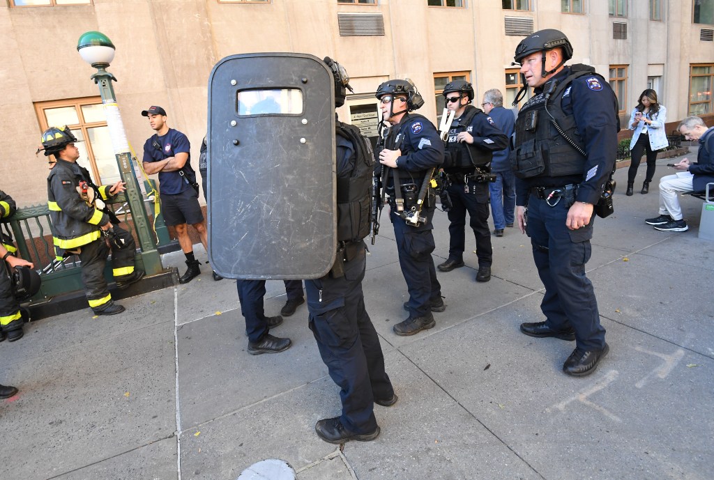 The NYPD responds to a shooting at Columbus Ave and W 69th, then track the suspect into the subway station at 72 st and Central Park West,