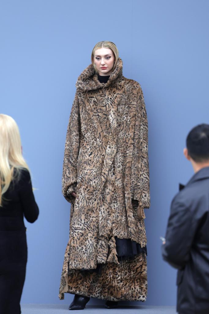 Cameron Brink attends the Balenciaga Paris Womenswear Spring-Summer 2025 show as part of Paris Fashion Week on September 30, 2024 in Paris, France.  