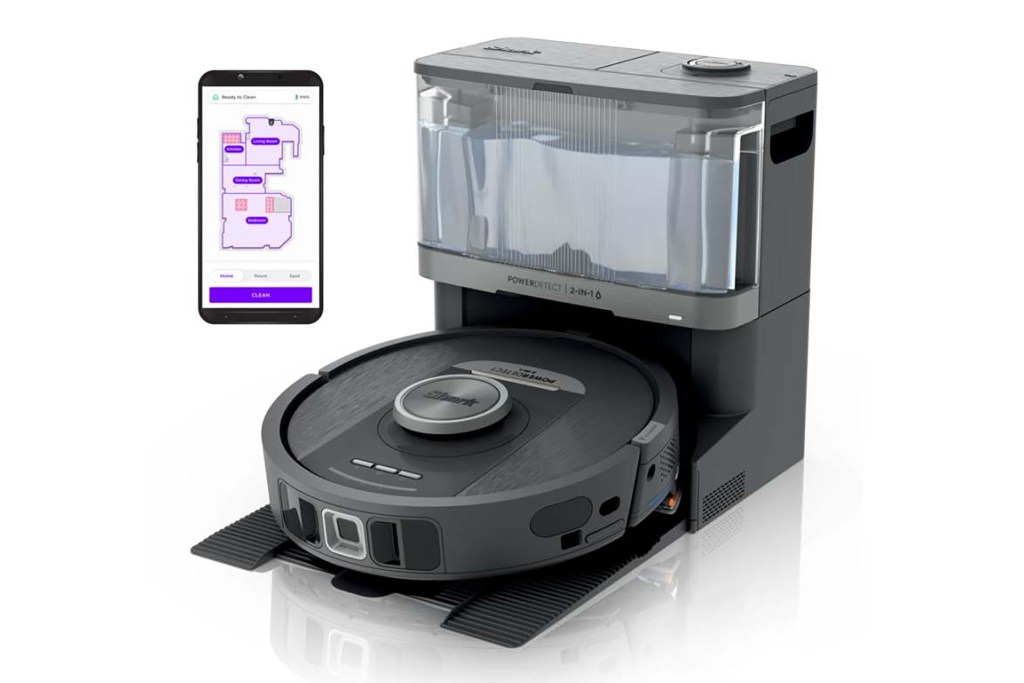 Shark PowerDetect 2-in-1 Robot Vacuum and Mop with Nevertouch Base