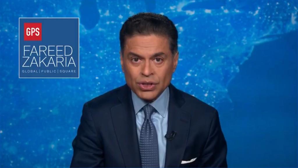 CNN host Fareed Zakaria on-air.