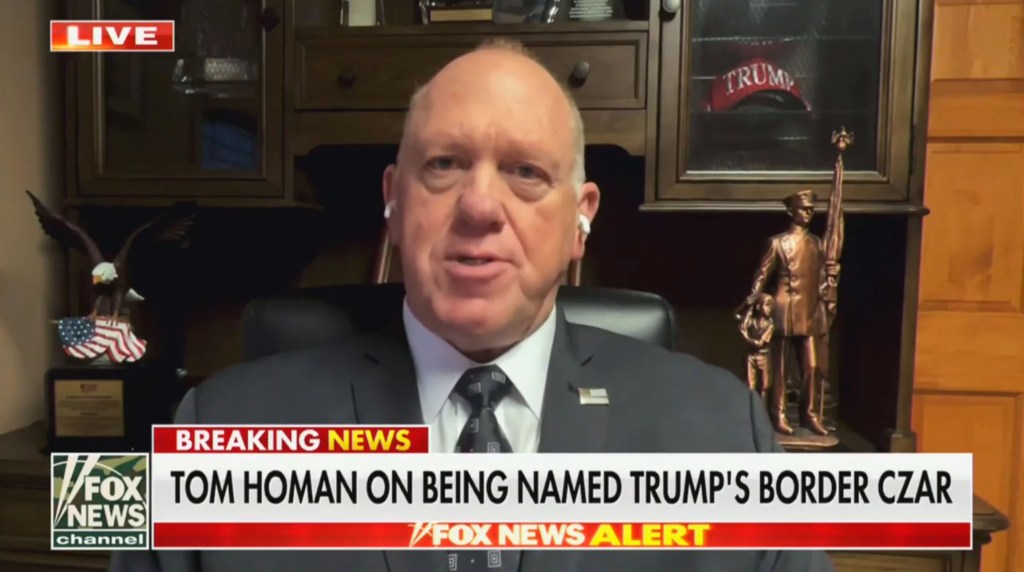 Former ICE Director turned former Fox News contributor Tom Homan 