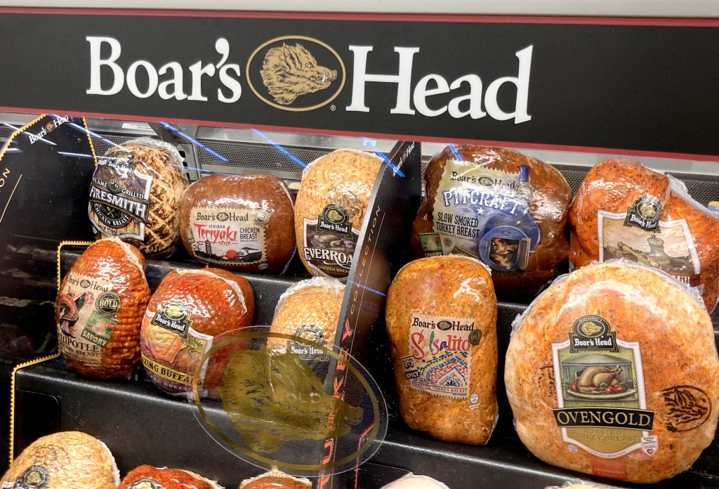 Boar's Head meat seen in a grocery store.