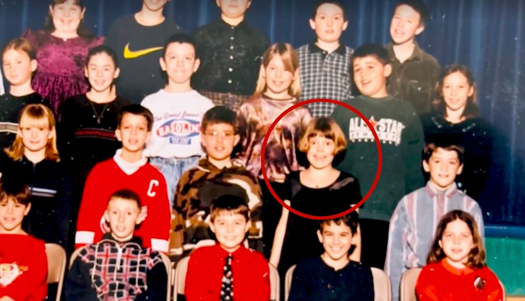 Makenzie Morris in a fourth grade (circled).