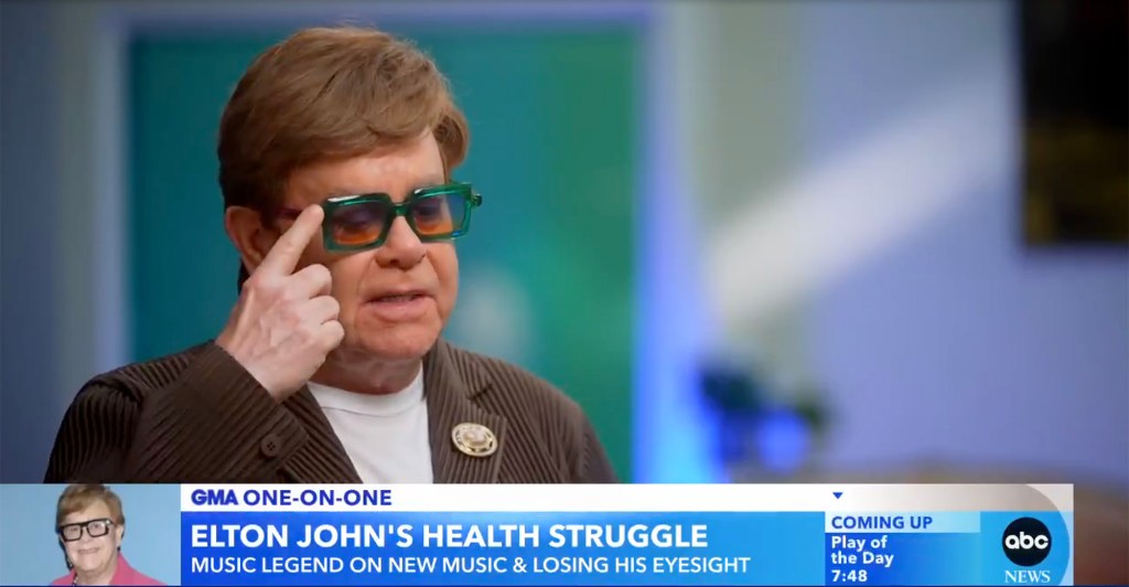 Elton John on "Good Morning America"