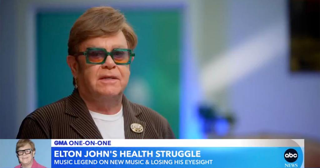 Elton John on "Good Morning America"