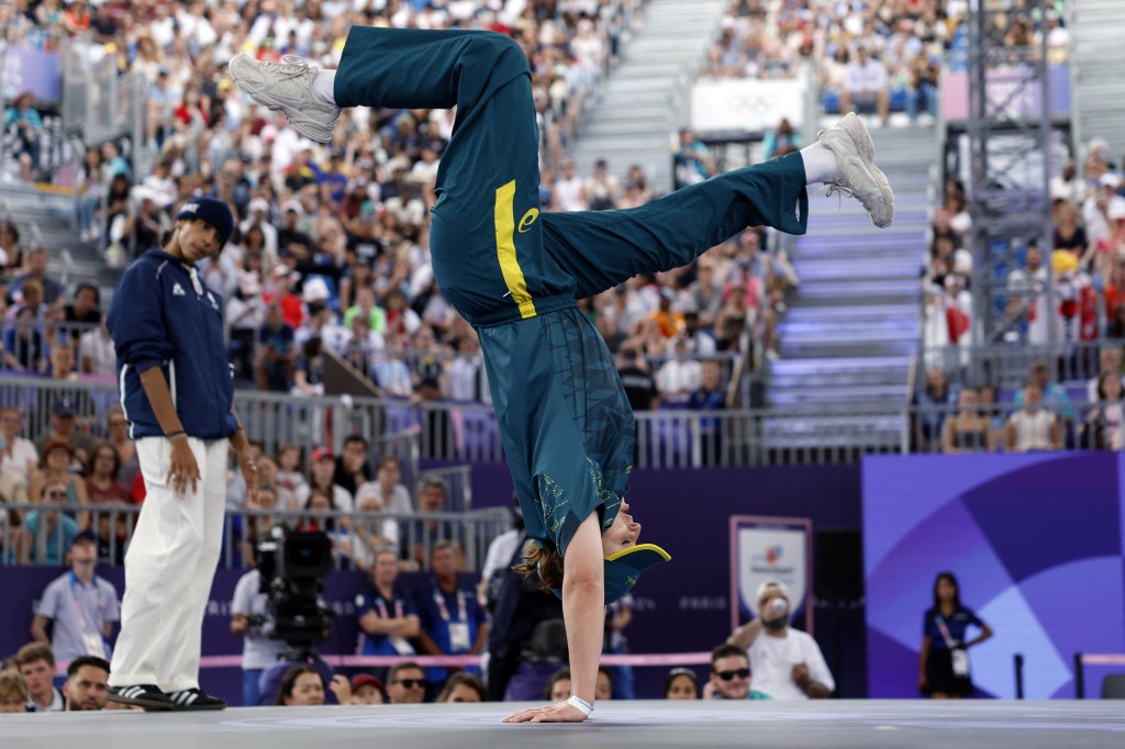 Raygun performs during the 2024 Olympics in Paris.